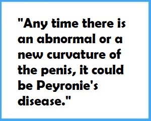 quote about peyronies
